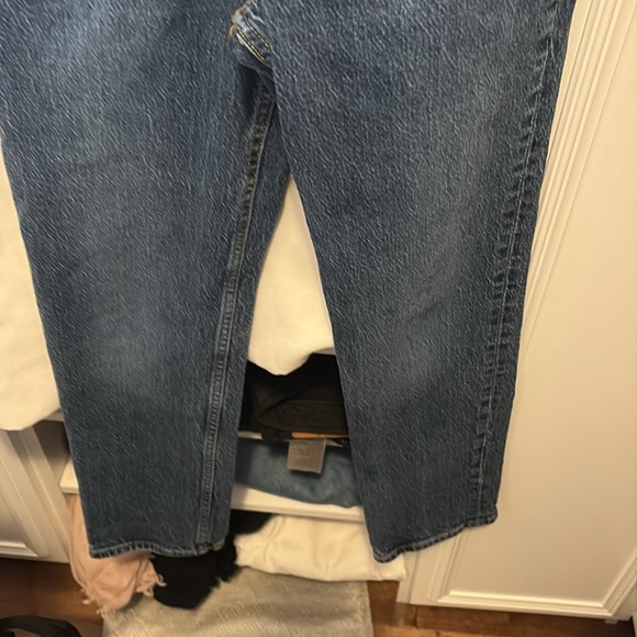 Levi’s 70s High Rise Straight Jeans - Classic Blue Women's Jeans- Size 25 - Picture 10 of 10